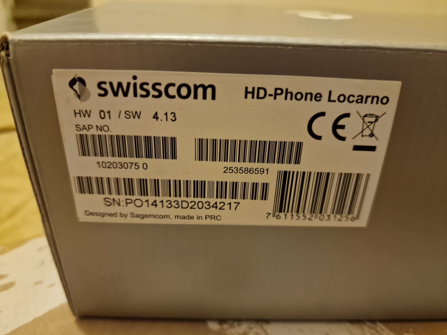 Swisscom Telefoni: Swisscom HD-Phone Locarno – Usato da Bern venduto da dor_bps9 4