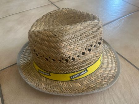 Chapeau Fedora en paille Cardinal