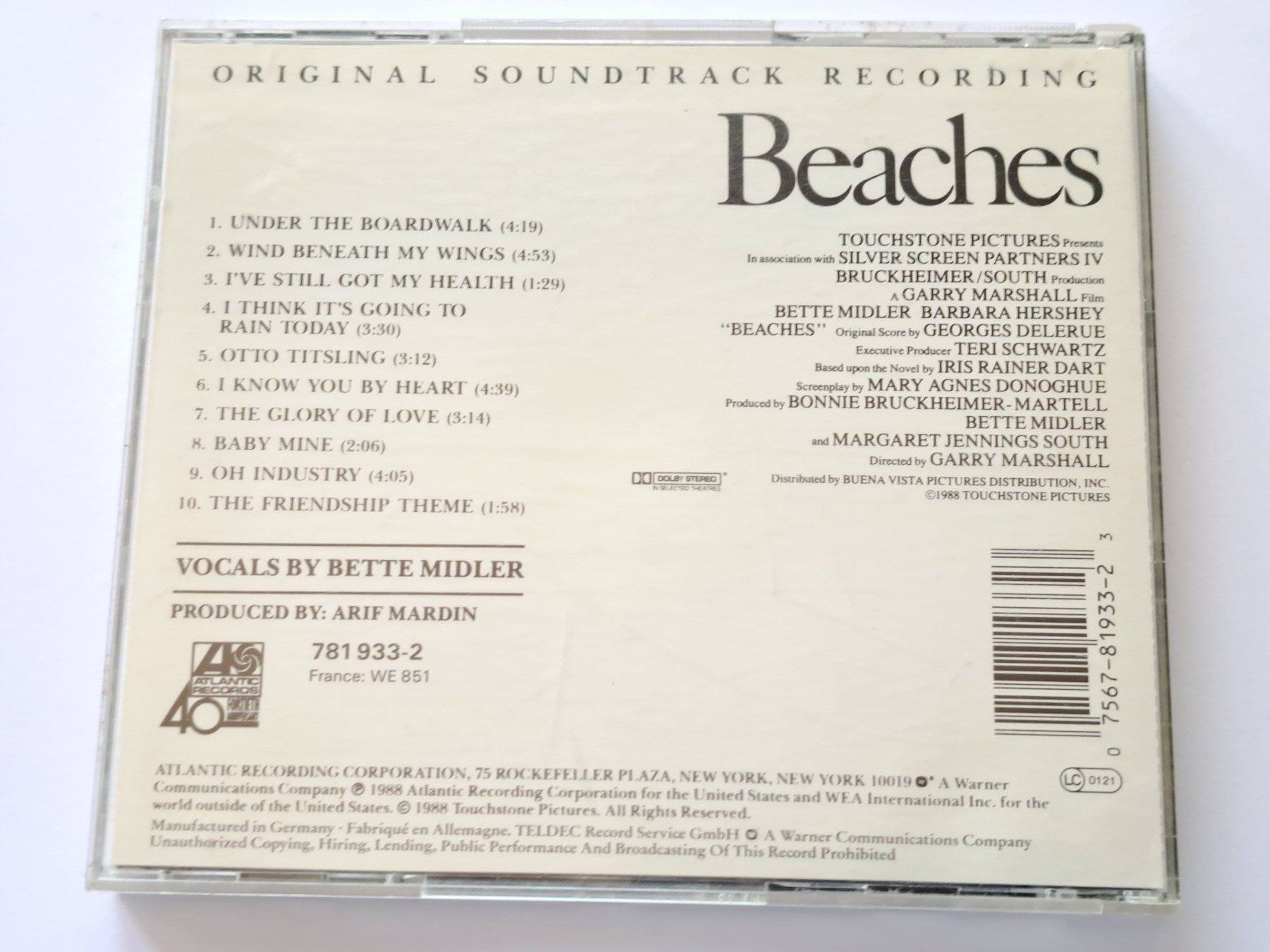 CDs: Cd Bette Midler - Beaches - Original Soundtrack  – Gebraucht aus Pully von bro_n52j 2