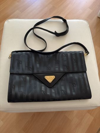 Handtasche Milano schwarz mit Schulterriemen gebraucht