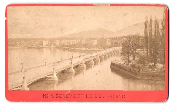 Fotografie & Manifesti: Fotografie Genf - Geneve, Panorama et le – Usato da Berlin venduto da bartko-reher