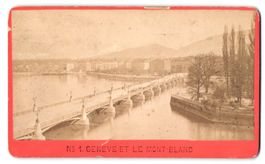 Fotografie Genf - Geneve, Panorama et le
