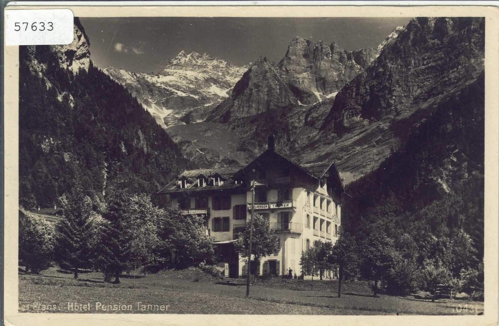Cartes postales: Les Plans - Hotel Pension Tanner – D'occasion à Ettingen par Kartenplanet