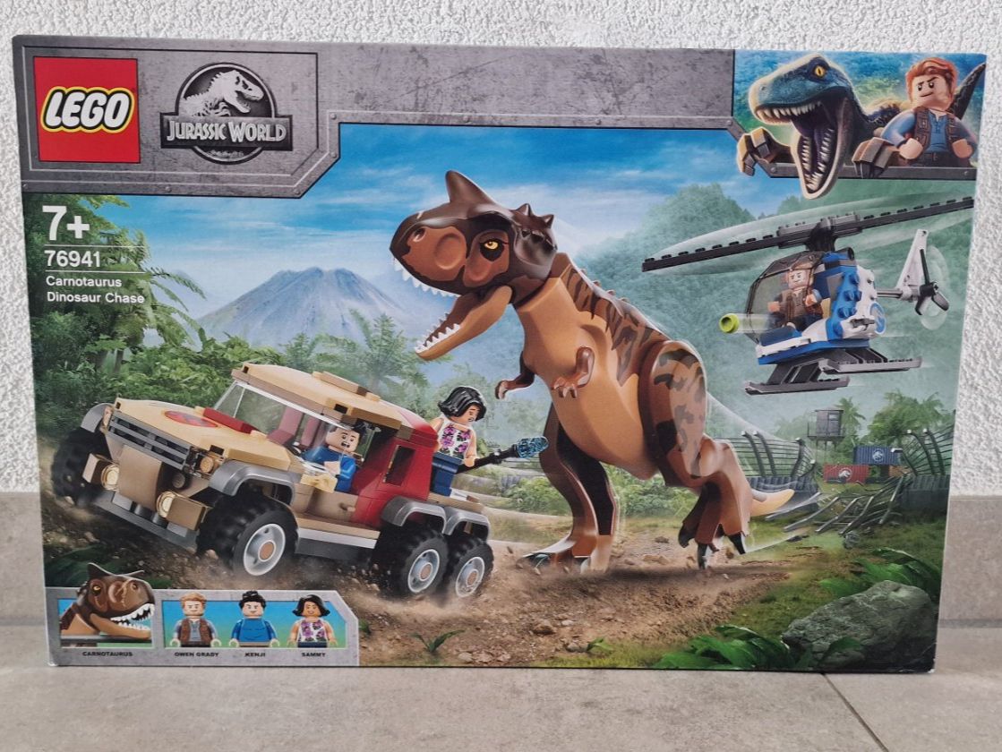 Lego Kit di costruzioni: Lego 76941 Jurassic World Carnotaurus Dinosaur Chase – Nuovo e nell'imballaggio originale da Echichens venduto da aegis0129