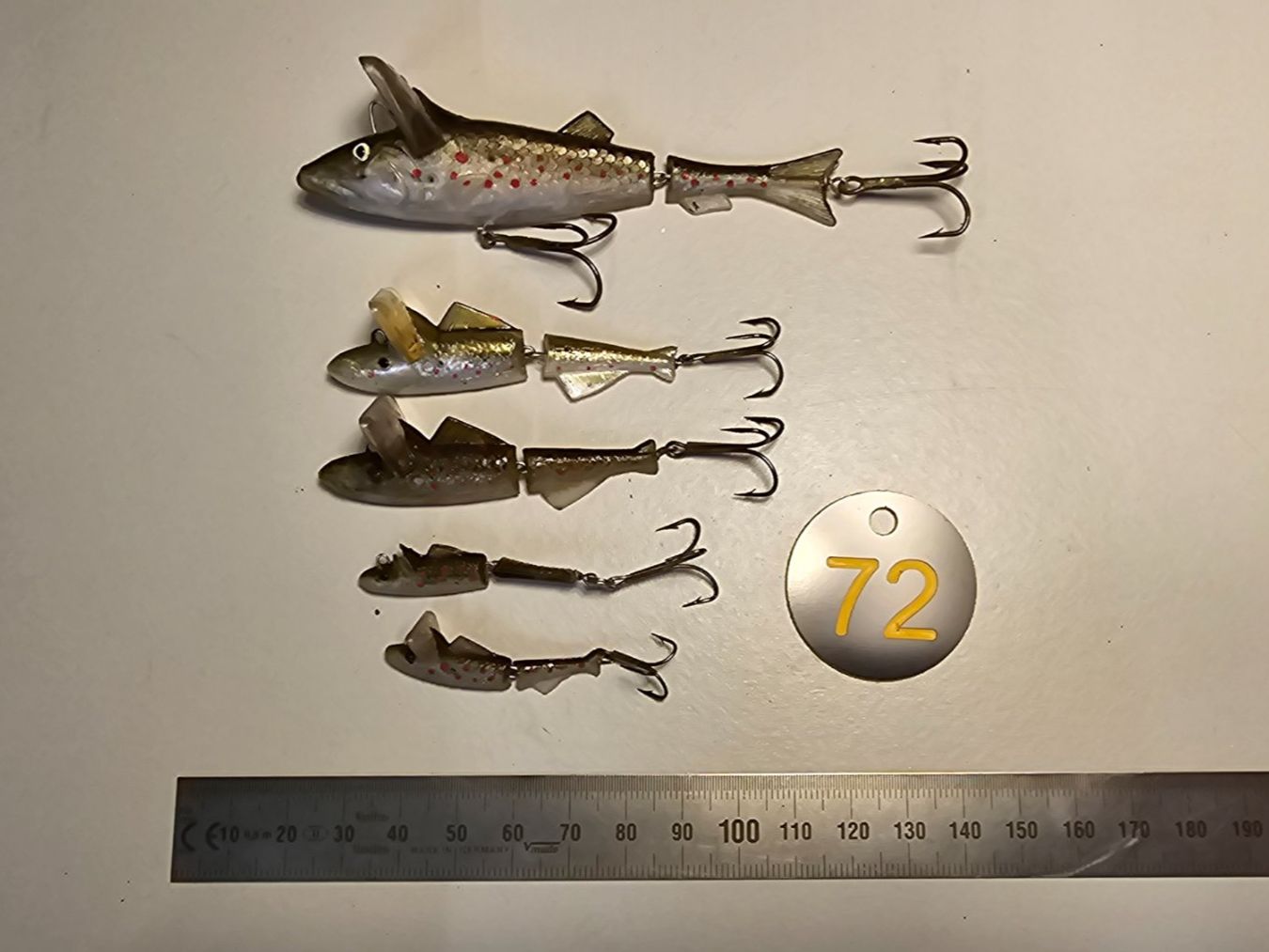 Esche: Shakespeare Evolution Minnow Vintage 5er Set, selten – Usato da Abtwil SG venduto da Fischerei_Artikel