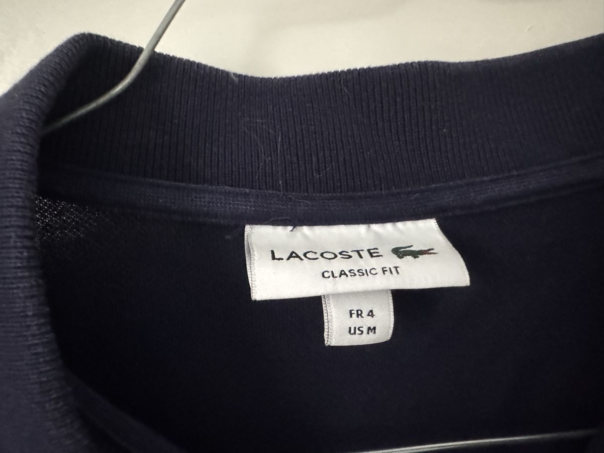 Lacoste Magliette Polo: Lacoste Polo dunkelblau langarm – Usato da Gockhausen venduto da maxeimse 2