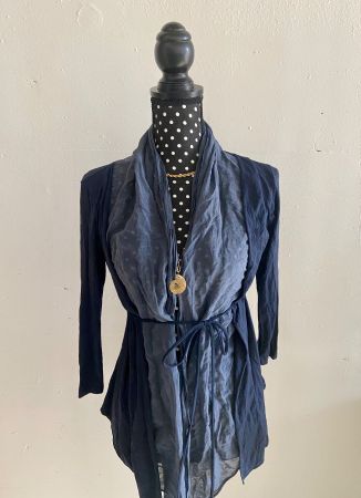Hochwertige Bluse in blau