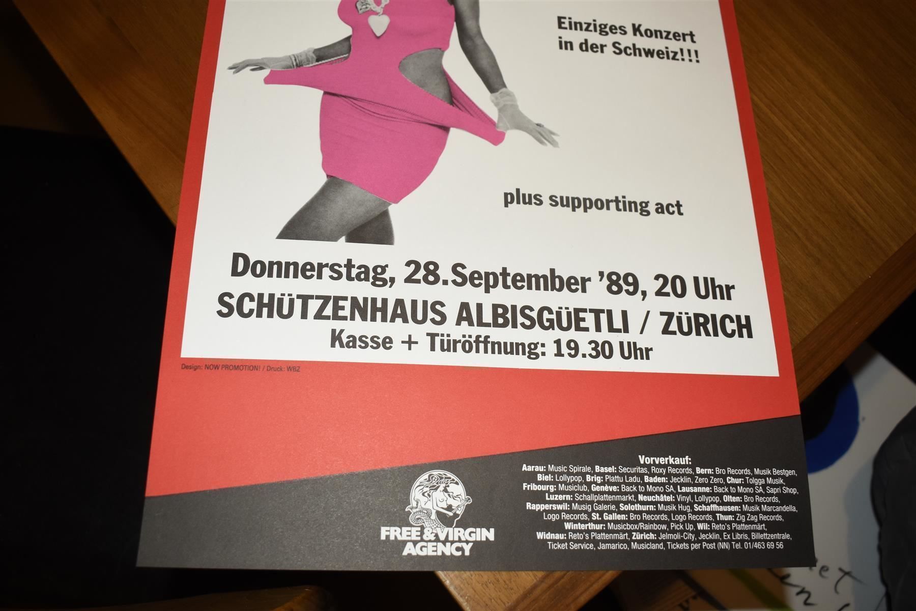 Dischi in vinile: TRANSVISION VAMP Konzert PLAKAT 1989 – Usato da Pfaffhausen venduto da mono_rec 7
