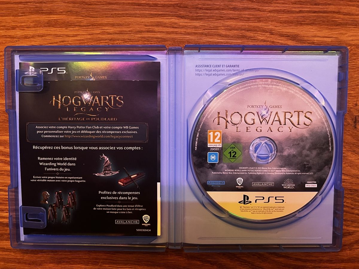 Jeu Hogwarts Legacy L'Héritage De Poudlard Pour PS5 - Version Française, état Très Bon, Livraison Rapide