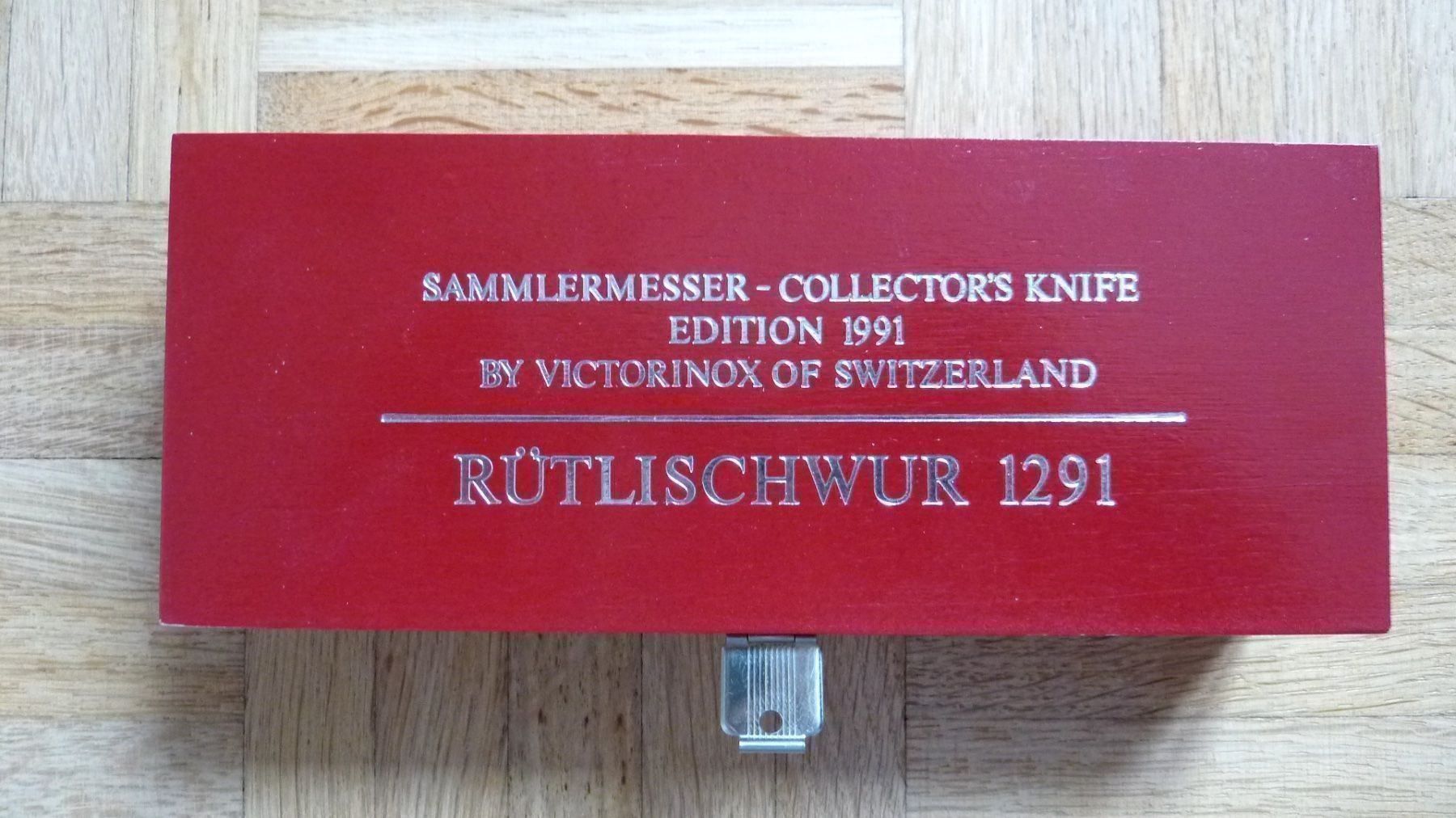 Victorinox Taschenmesser: Sammlermesser "RÜTLISCHWUR 1291" – Neu und originalverpackt aus Bassersdorf von regatoli