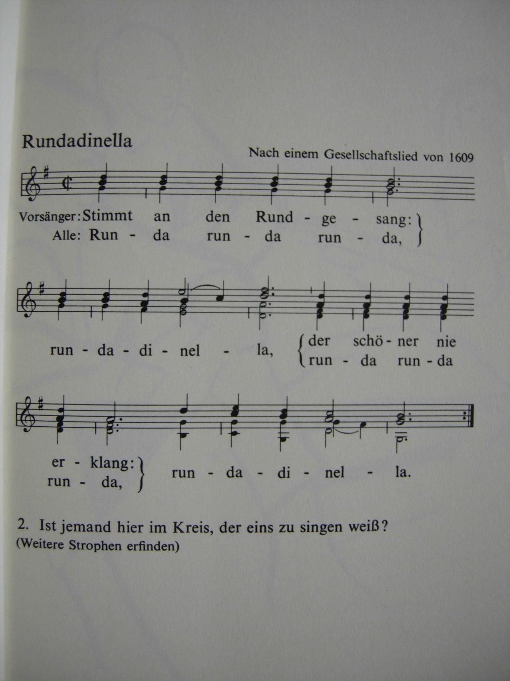 Bücher: Rundadinella - Liedersammlung – Gebraucht aus Dübendorf von rumpumpel 6