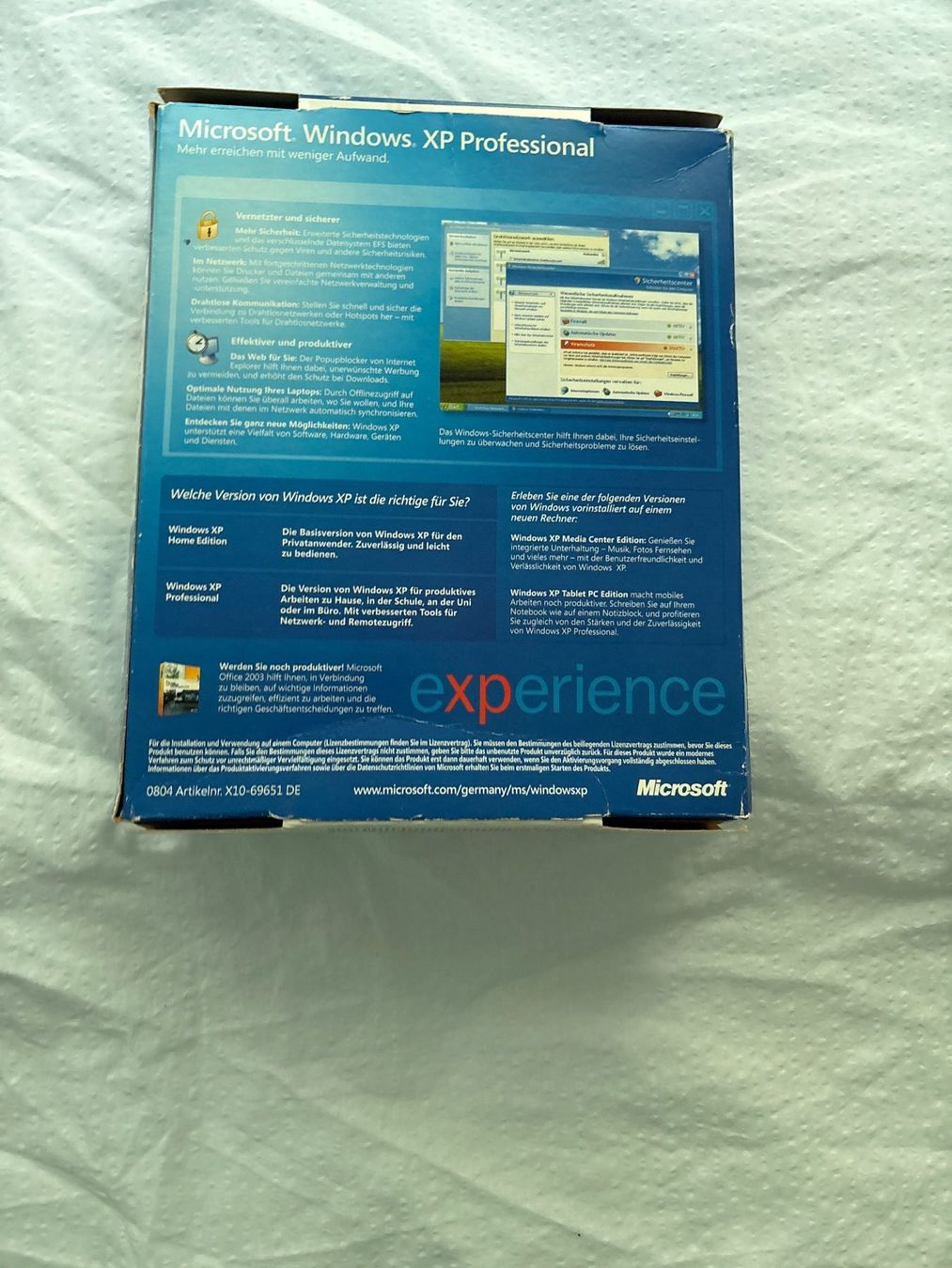 Microsoft Software: Microsoft Windows XP Professional Version 2002 OVP – Gebraucht aus Dietikon von Lidija0 1
