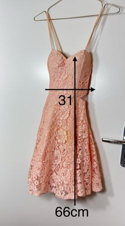 Tally Weijl Lace Dress, size M, party, summer, nude pink
