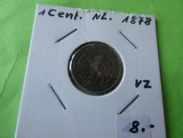 Niederlande 1878, 1 Cent