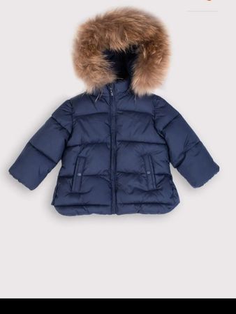 LE BEBE gesteppte Jacke Gr. 9M gepolstert abnehmbare Kapuze