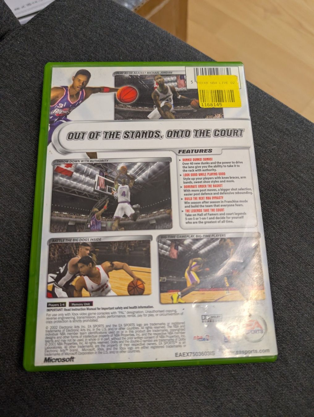 Giochi: NBA live 2002 Microsoft xbox – Usato da Giubiasco venduto da Ticinerd 1