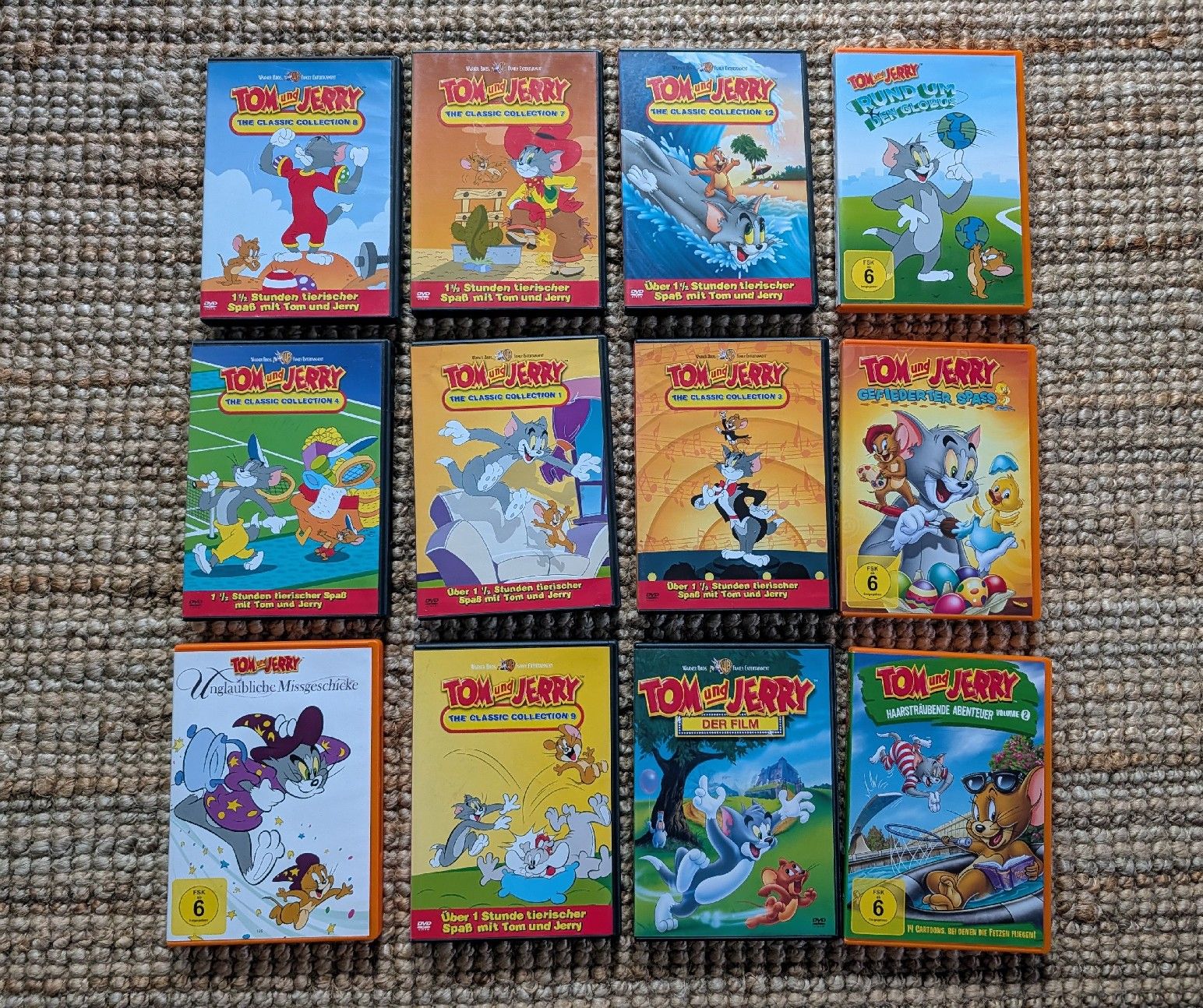 Tutti i DVDs: Tom und Jerry DVDs Konvolut  – Usato da Nänikon venduto da Haexli_70