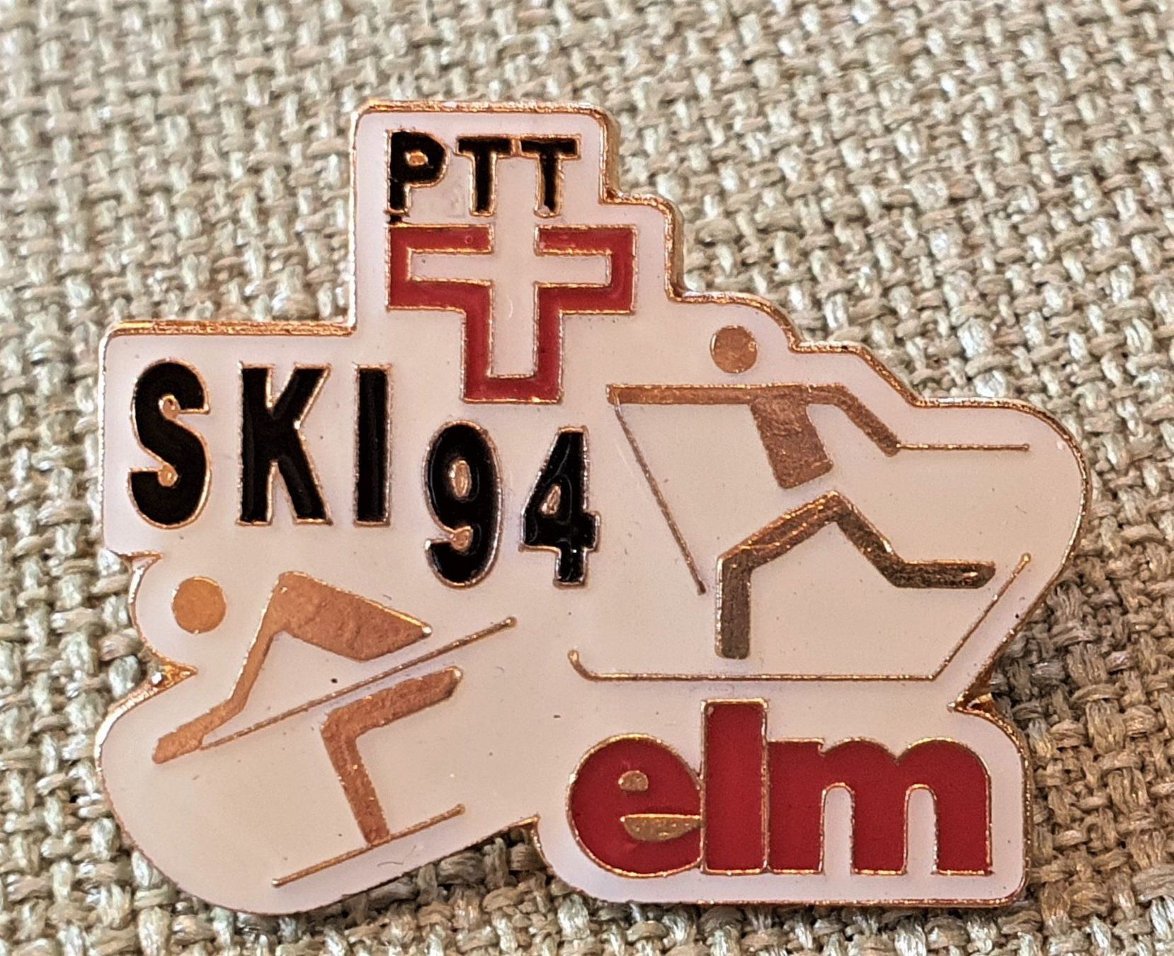 Pins: A830 - Pin PTT SKI 94 Elm & Langlauf – D'occasion à Reinach BL par Boston-Verkauf