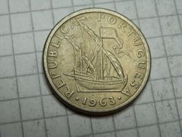 Portugal 2.5 Escudos, 1963