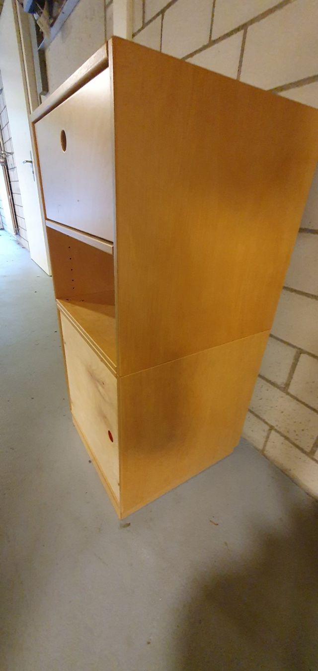 Cassettiere: Regalmöbel (Kommode) mit Schublade und Klapptüre – Usato da Windisch venduto da tbielmann 5