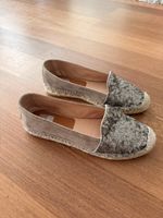Kanna Espadrilles Pailletten beige neu Grösse 37
