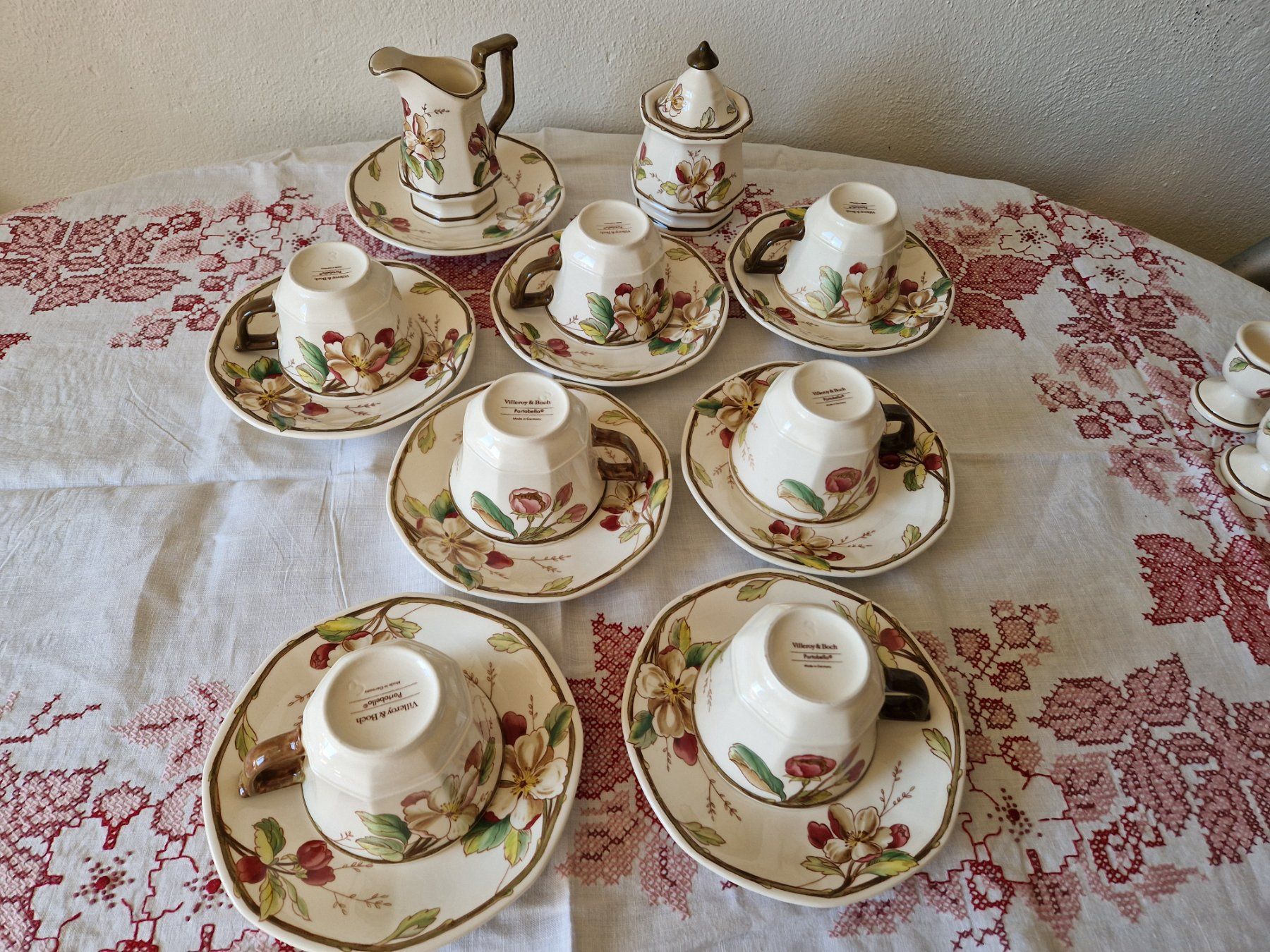 Villeroy & Boch Geschirrsets: Kaffeeservice Villeroy & Boch Portobello – Neu (gemäss Beschreibung) aus Bern von Antikbatik