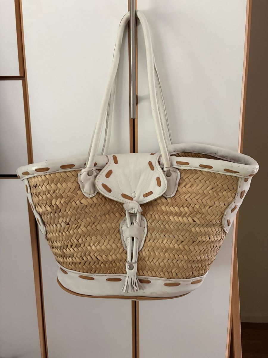 Sacs femmes: Korbtasche mit Leder – D'occasion à Luzern par THINGS-11