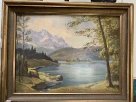 Bergsee unleserlich signiert