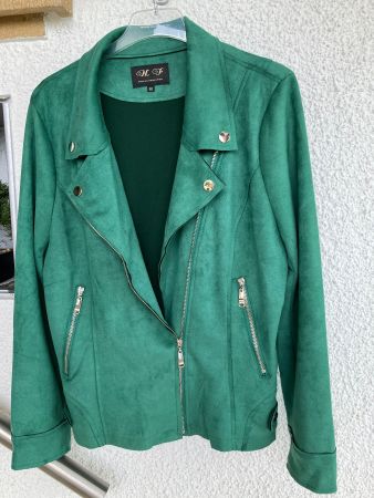Blouson aspect velours