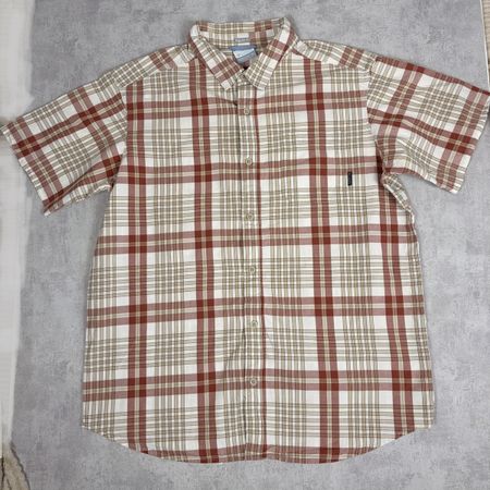 Chemise Columbia à carreaux manches courtes - Taille XL 