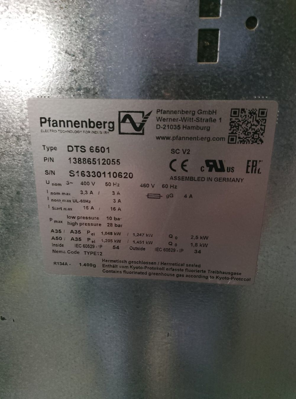 Condizionatori: Pfannenberg DTS 6501  Schaltschrank-Kühlgerät – Usato da Alpnach Dorf venduto da STEtech 3