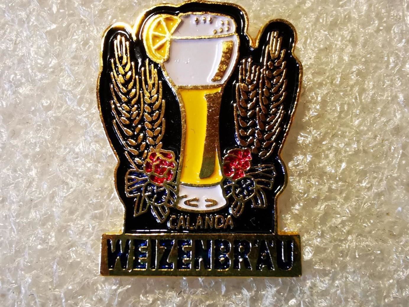 Placchette & Badge: Ansteckpin 13: Calanda Weizenbräu – Usato da Oppligen venduto da Pin-Fall-Shop