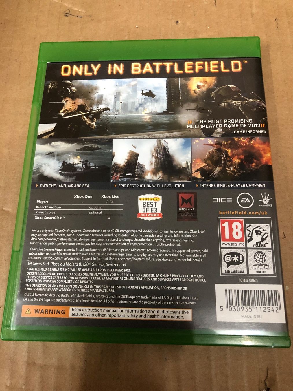 Microsoft Giochi: Battlefield 4 (XBOX ONE Spiel) – Usato da Eschlikon TG venduto da ArtRec 3