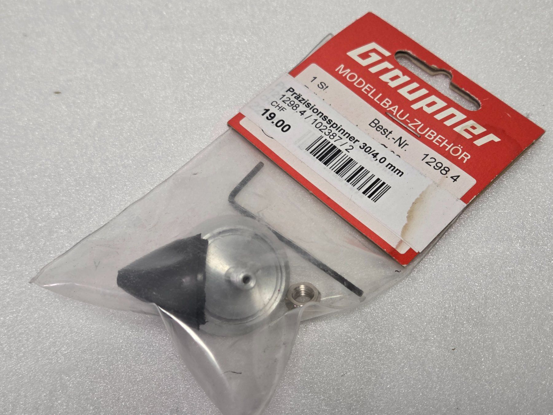 Graupner Modellismo RC: Graupner Präzisionsspinner Set - div. Durchmesser 28-38mm – Nuovo e nell'imballaggio originale da Hittnau venduto da Sika86 9