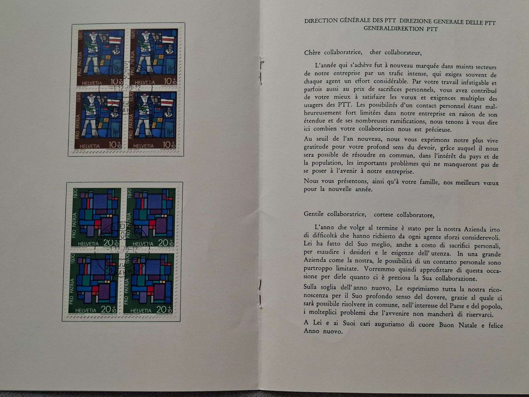 Alle Briefmarken: Briefmarken 1970 – Gebraucht aus Giffers von attila07