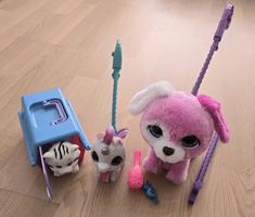 Peluche FurReal Walkalots: Hund, Einhorn