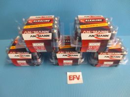 100 Stk. AA Ansmann Batterien in 5 x 20er Blisterpackung