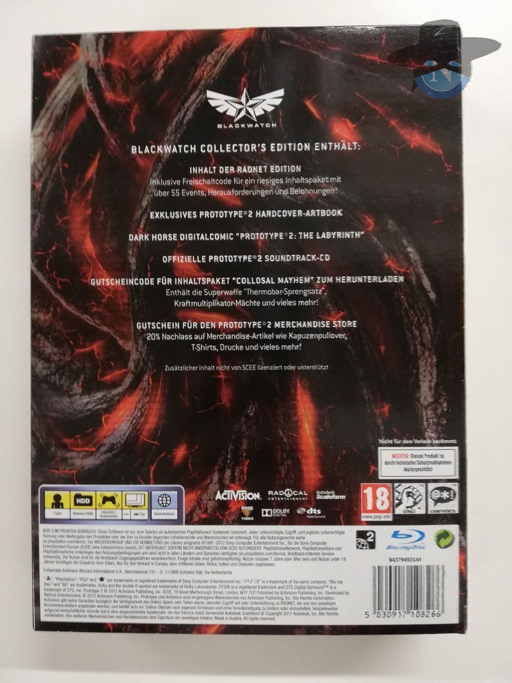 Sony Spiele: Prototype 2 / Blackwatch Edition / PS3 – Gebraucht aus St. Gallen von zorro_dc 1