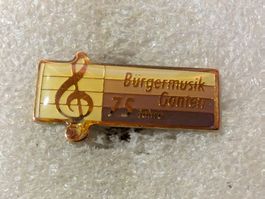 Anstecknadel 185: 75 Jahre Bürgermusik Gunten
