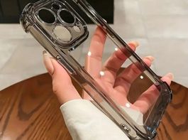 Iphone 16 Plus / Hülle - Cover schwarz / transparent