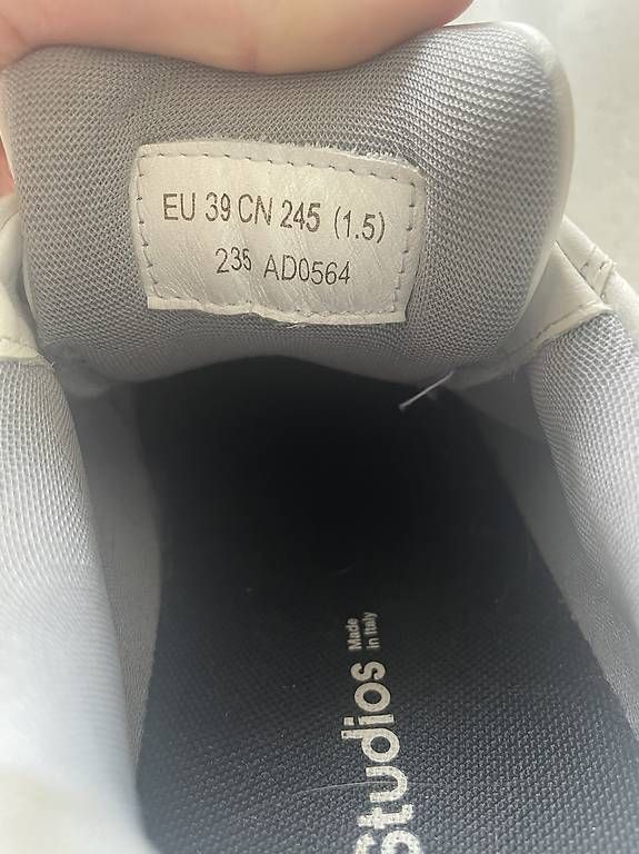 Chaussures hommes: Acne Studios Steffey 39 Sneaker Weiss Klettverschluss – D'occasion à Zürich par ann_lv2n 3