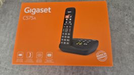 Gigaset C575A Schnurlostelefon schwarz neu in OVP