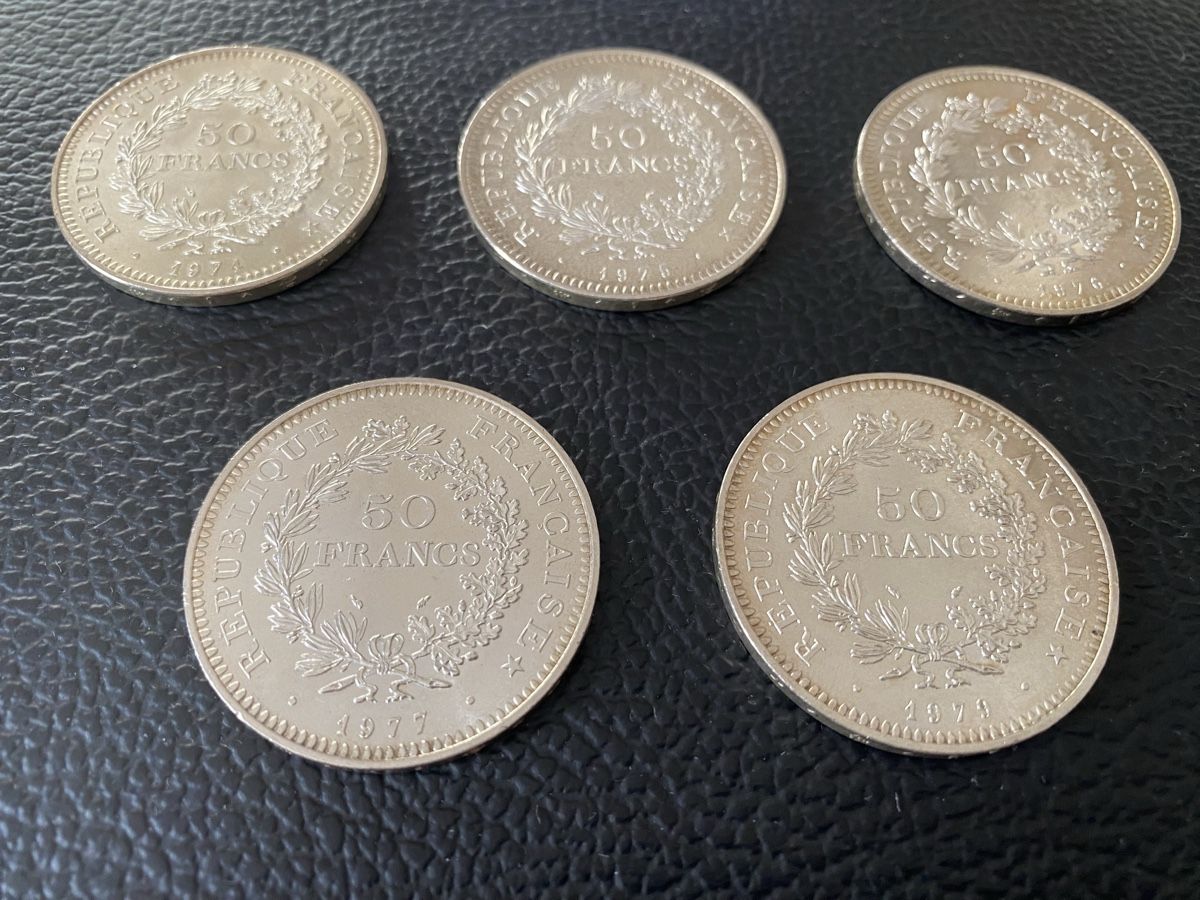 Toutes les monnaies: 50 francs Hercules:argent – Neuf (Voir description) à Genève par Mar7319 1