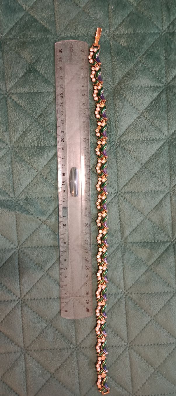 Catenine: Collier vintage email perles et zircons – Nuovo (secondo la descrizione) da Môtiers NE venduto da ldu_6htd 2