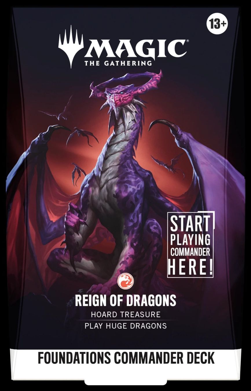Spiele: MTG Foundations: Reign of Dragons Commander Deck – Neu und originalverpackt aus Bussigny von Ronin_CH