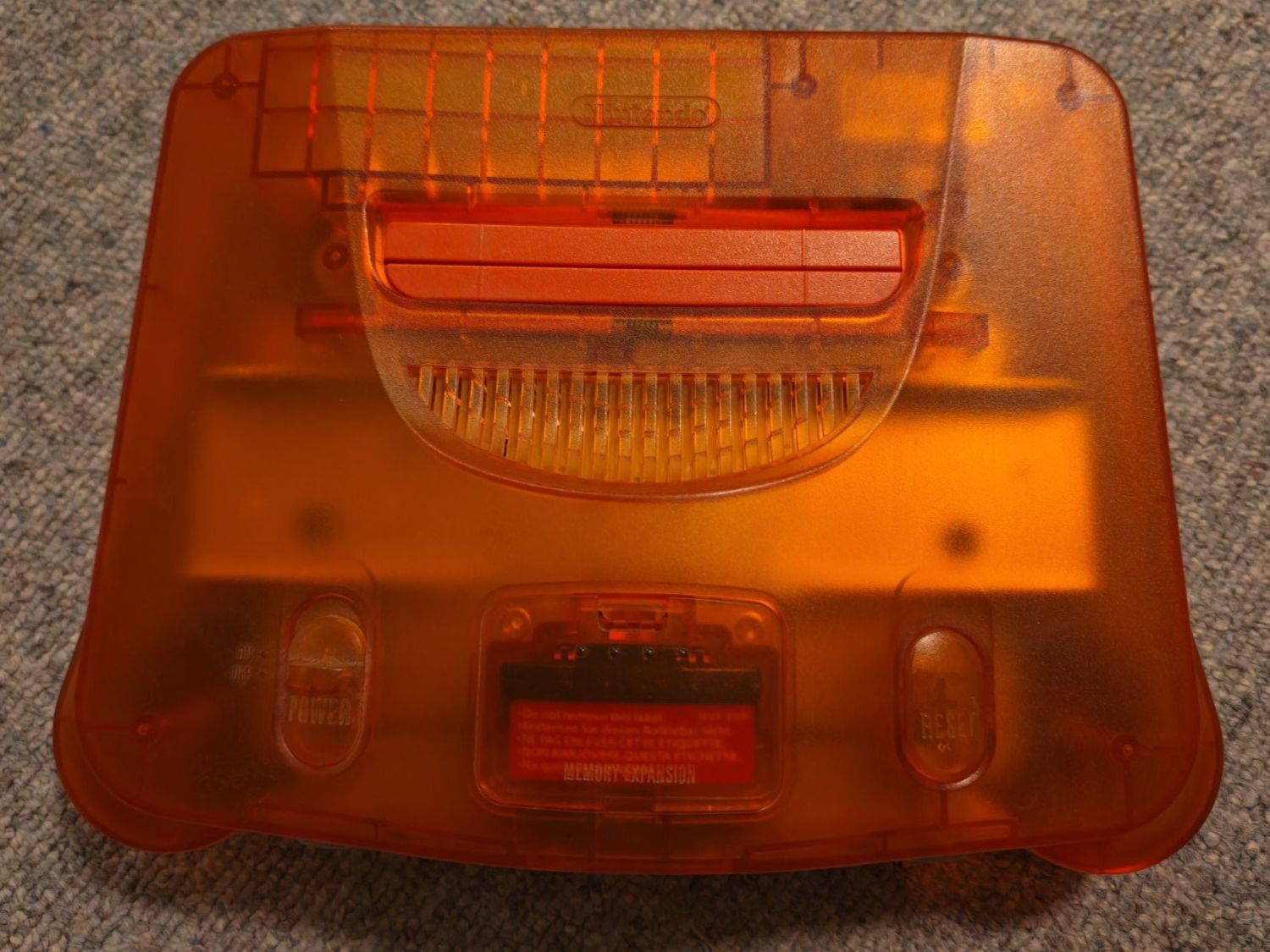 Nintendo Konsolen: Nintendo 64 Konsole Orange mit Controller ab 1.- – Gebraucht aus Thun von Kankii 1