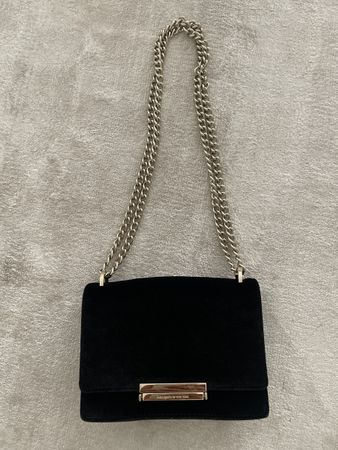 Kate Spade Sam Velvet Black: Elegante Umhängetasche, Top!