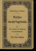 Otto Güntter - Walther von der Vogelweide