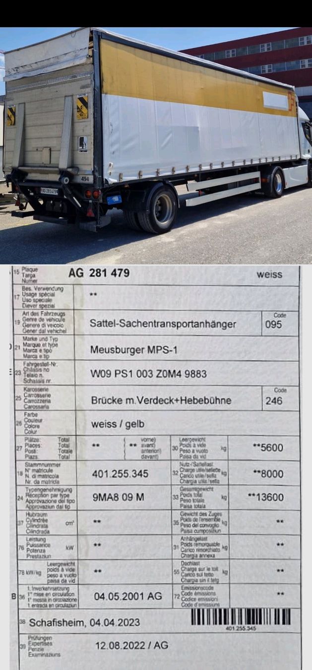 Rimorchi: Auflieger Cytiliner Lkw – Usato da Niederlenz venduto da lati76 1