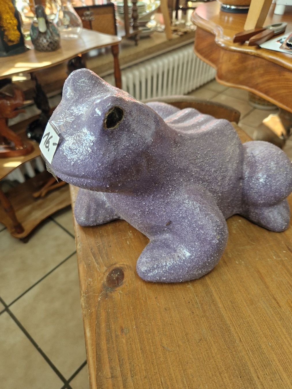 Figuren: Frosch Steingut Outdor  – Gebraucht aus Mörigen von Clio111 3